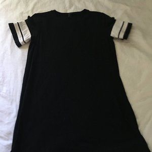 Forever 21 Black T-shirt Dress